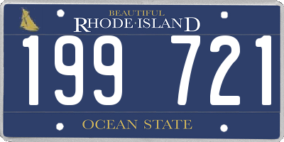 RI license plate 199721