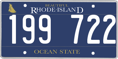 RI license plate 199722