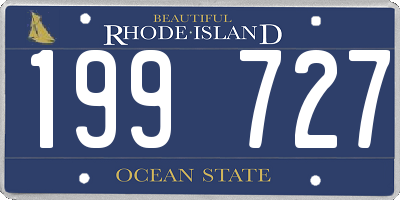 RI license plate 199727