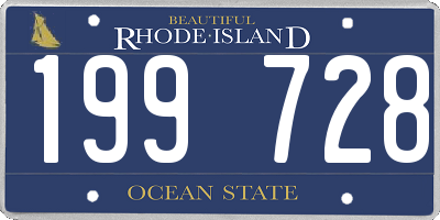 RI license plate 199728