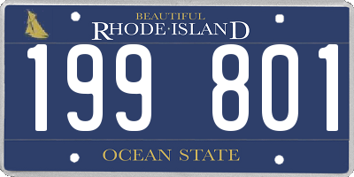 RI license plate 199801