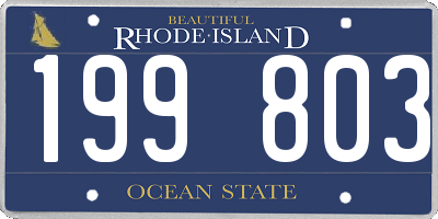 RI license plate 199803
