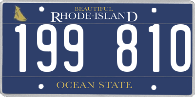 RI license plate 199810