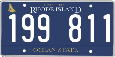 RI license plate 199811