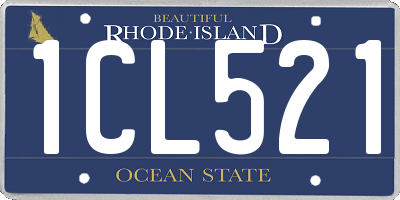 RI license plate 1CL521