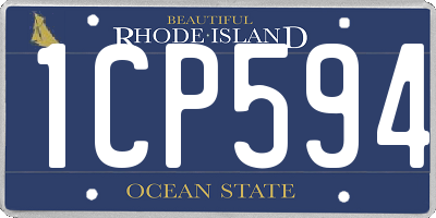 RI license plate 1CP594