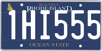 RI license plate 1HI555