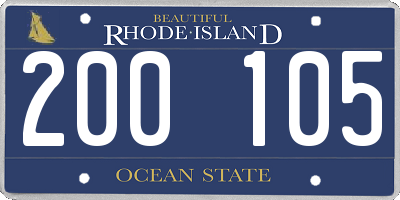 RI license plate 200105