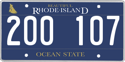 RI license plate 200107