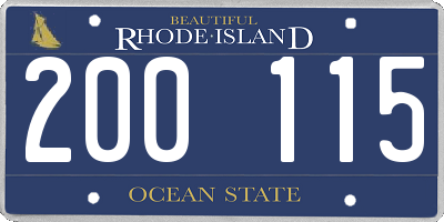 RI license plate 200115