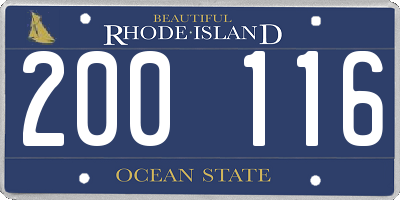 RI license plate 200116