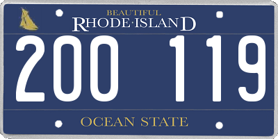 RI license plate 200119