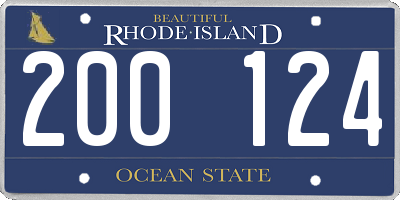RI license plate 200124
