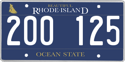 RI license plate 200125