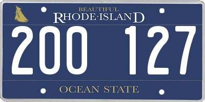 RI license plate 200127