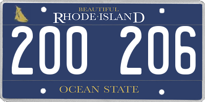RI license plate 200206