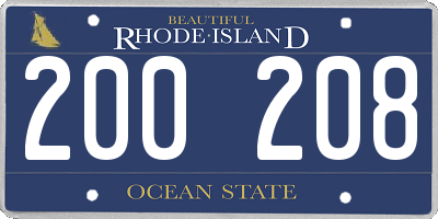 RI license plate 200208