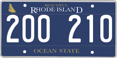 RI license plate 200210