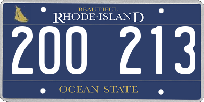 RI license plate 200213