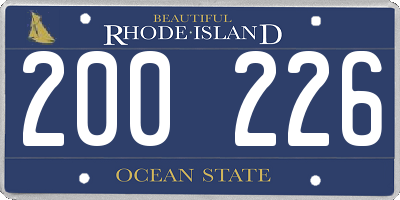 RI license plate 200226