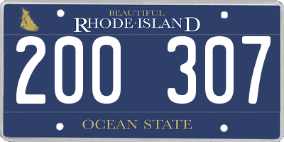 RI license plate 200307