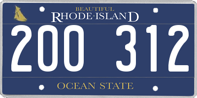 RI license plate 200312