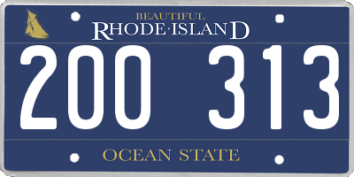 RI license plate 200313