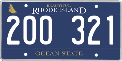 RI license plate 200321