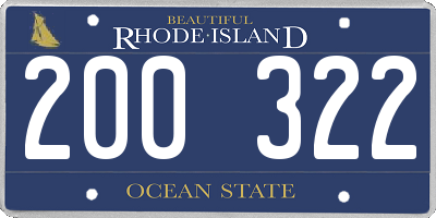 RI license plate 200322