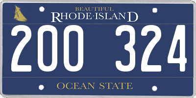 RI license plate 200324