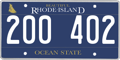 RI license plate 200402