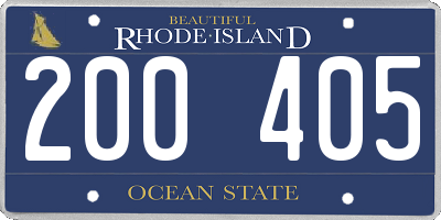 RI license plate 200405
