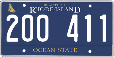 RI license plate 200411