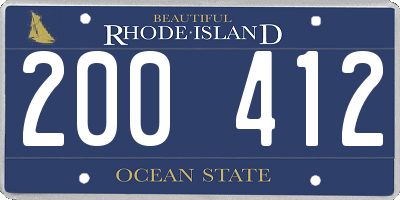 RI license plate 200412