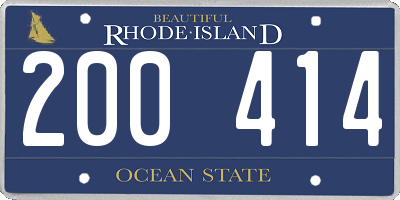 RI license plate 200414