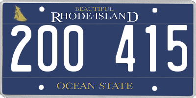 RI license plate 200415