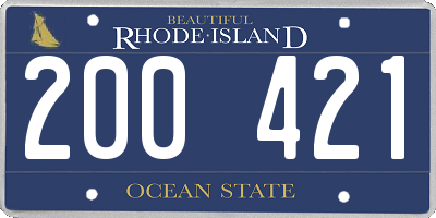 RI license plate 200421