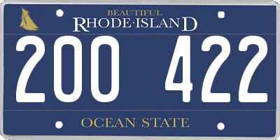 RI license plate 200422
