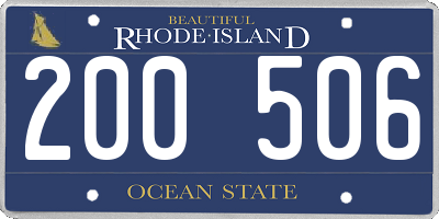 RI license plate 200506