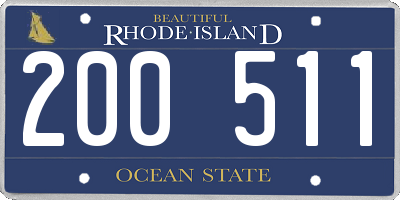 RI license plate 200511