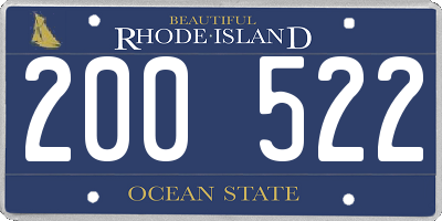 RI license plate 200522