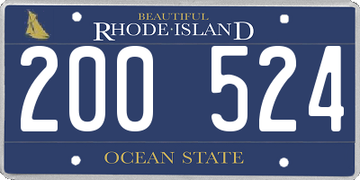 RI license plate 200524