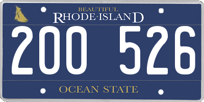 RI license plate 200526