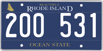 RI license plate 200531