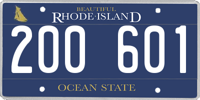 RI license plate 200601