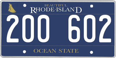 RI license plate 200602