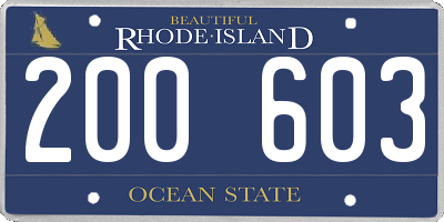 RI license plate 200603
