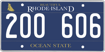 RI license plate 200606