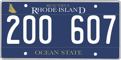 RI license plate 200607