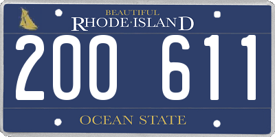 RI license plate 200611